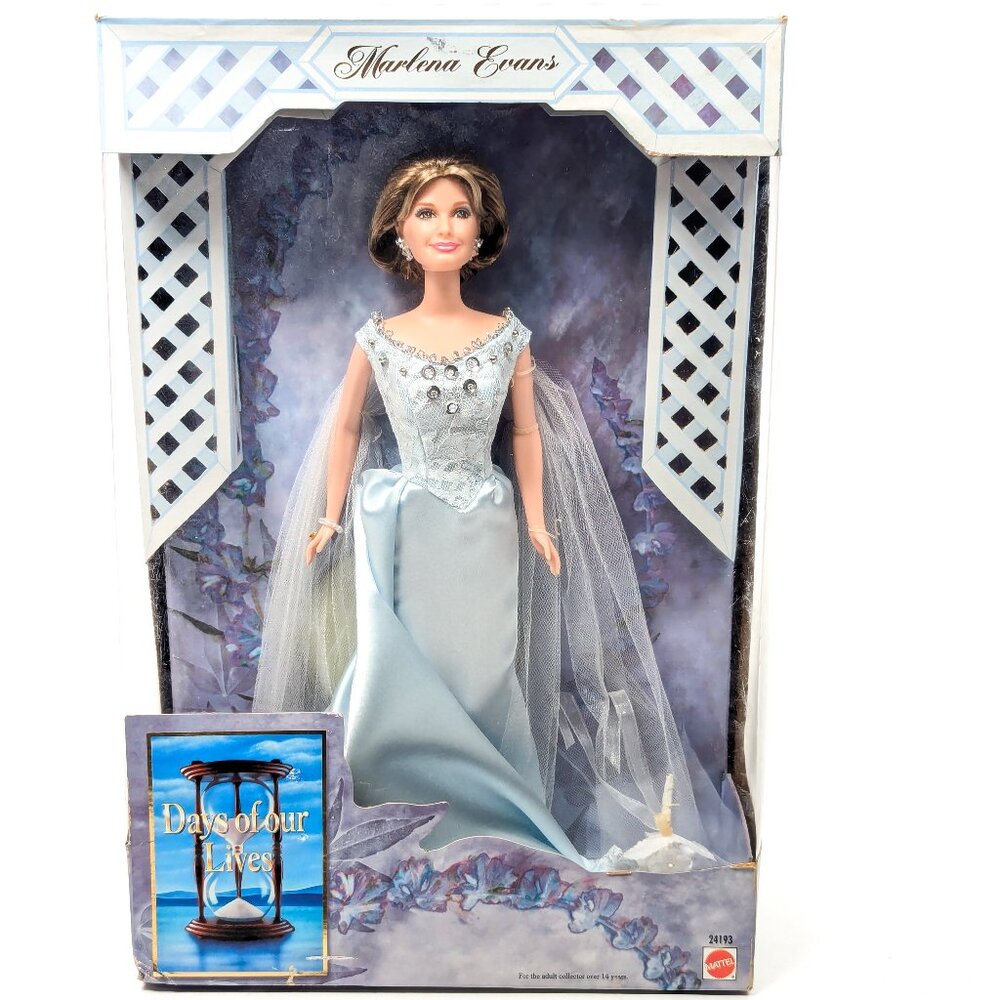 Days Of Our Lives MARLENA EVANS Doll 1999 Bridal Wedding Gown NIB
